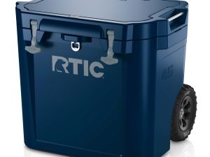 45 QT Ultra-Tough Wheeled Cooler - Navy