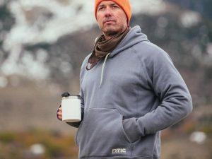 Water-Repellent Pullover Hoodie - Athletic Fit - S