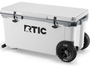 72 QT Ultra-Light Wheeled Cooler - White & Grey