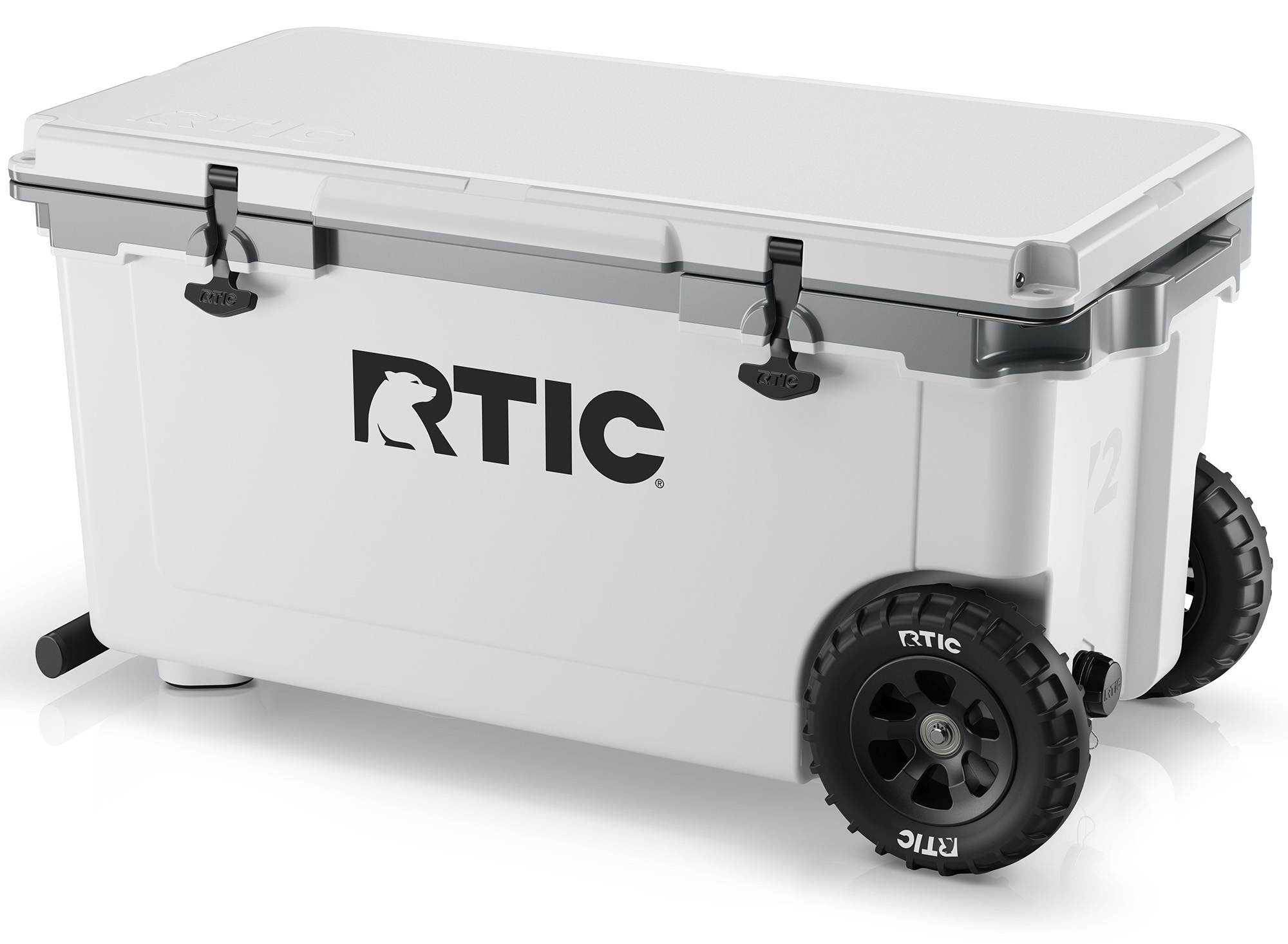 72 QT Ultra-Light Wheeled Cooler - White & Grey
